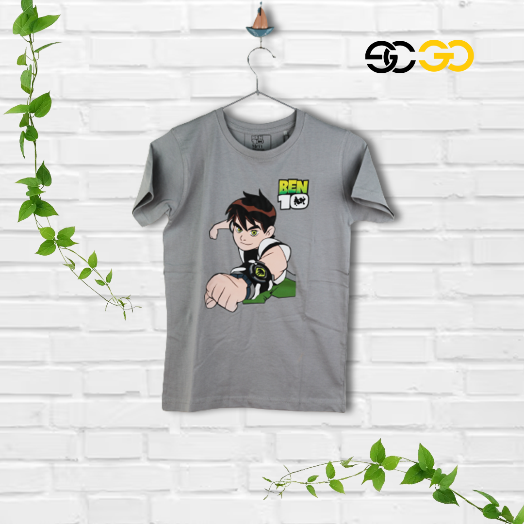 Boys Printed Cotton T Shirt [6-12 Years’]