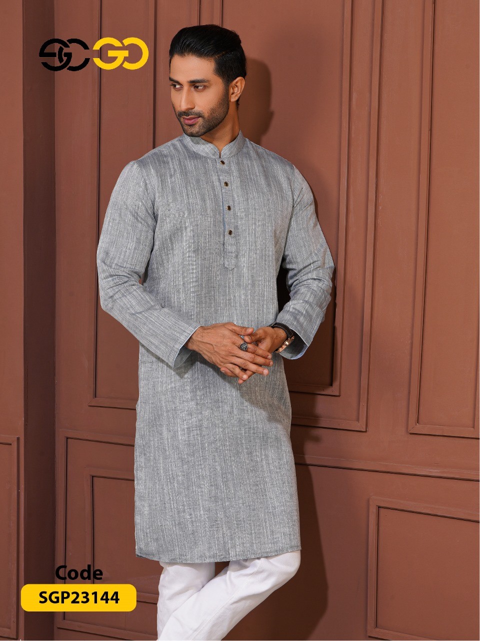 Rami Slub 100% Cotton, Light Grey